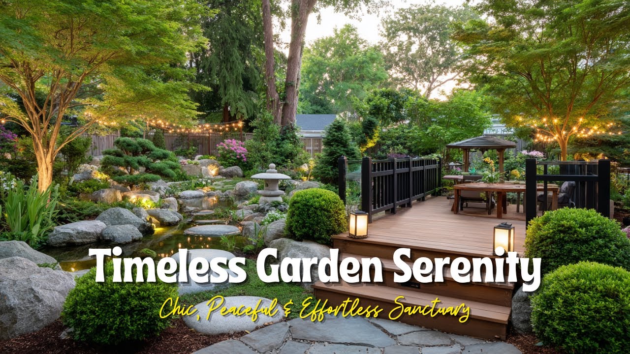 Unlock Timeless Serenity: 2025 Garden Design Secrets for a Chic, Peaceful & Effortless Sanctuary