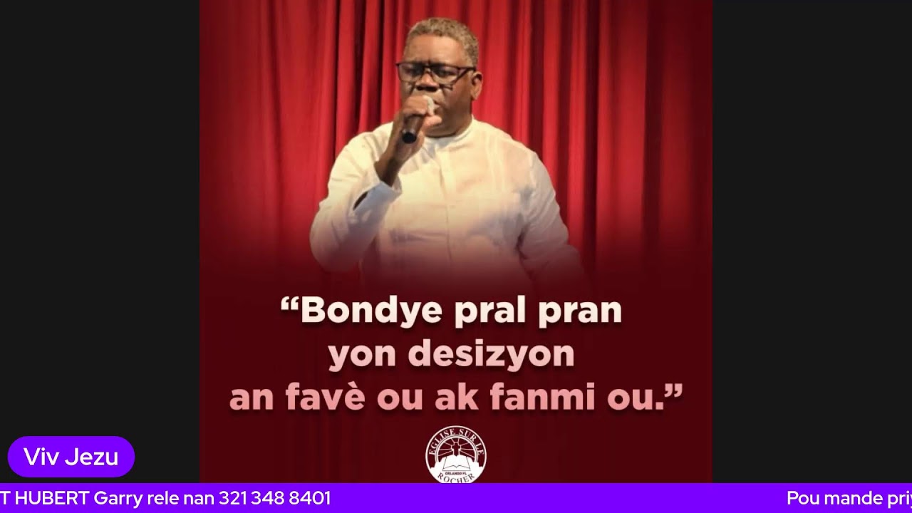 Bondye ap fe ou fave  kounye a