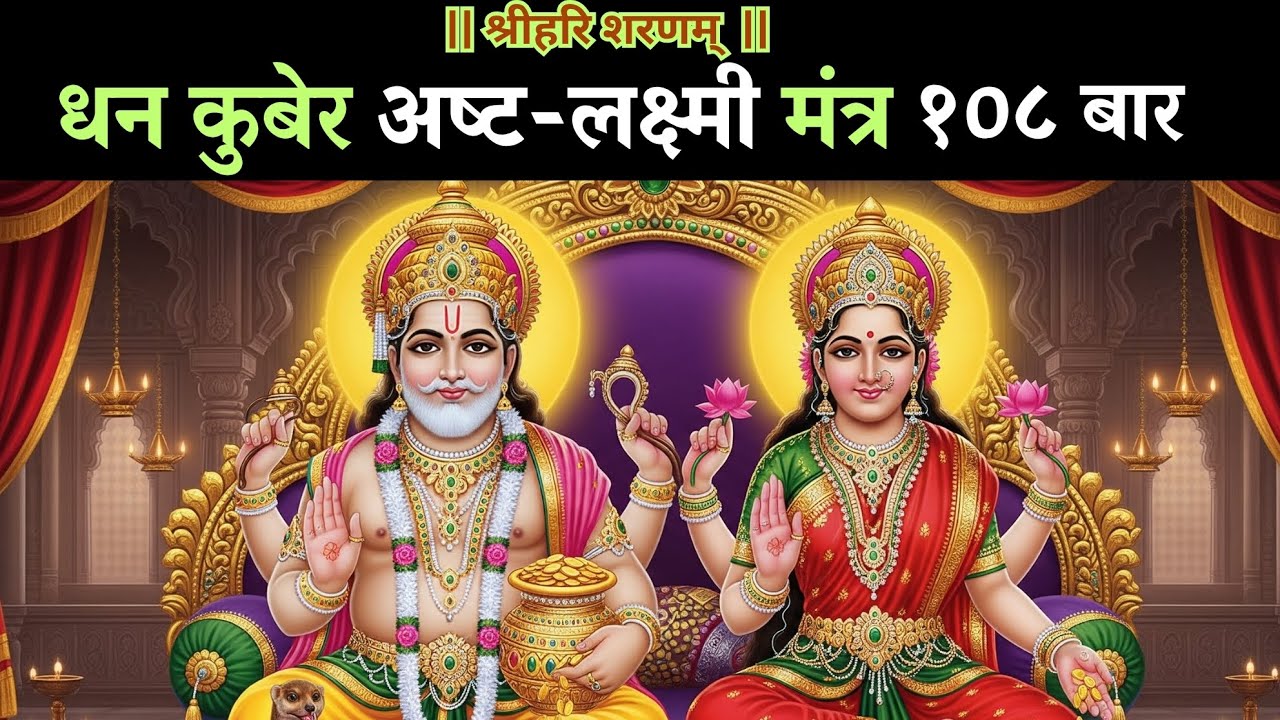 Kuber Ashta Lakshmi Mantra 108 Times । Kuber Lakshmi Mantra धन कुबेर अष्ट-लक्ष्मी मंत्र
