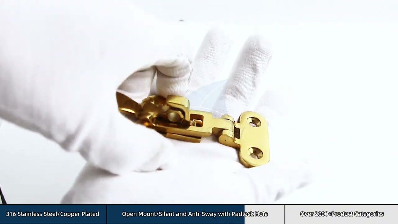 Alastin Marine 316 Stainless Steel Golden Marine Hatch Latch Buckle