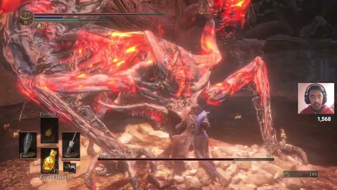 I defeated Demon prince in Dark souls III DLC. Was easy.