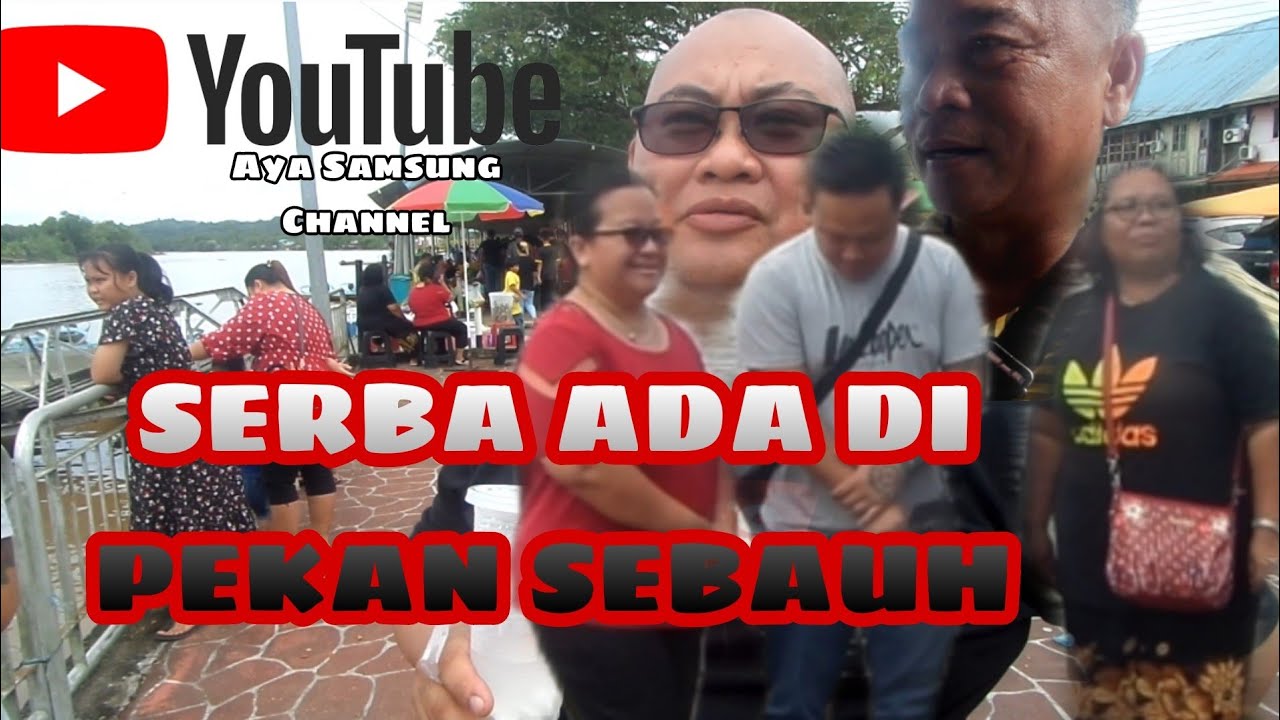 Suasana Di Pasar Sebauh Hari Minggu