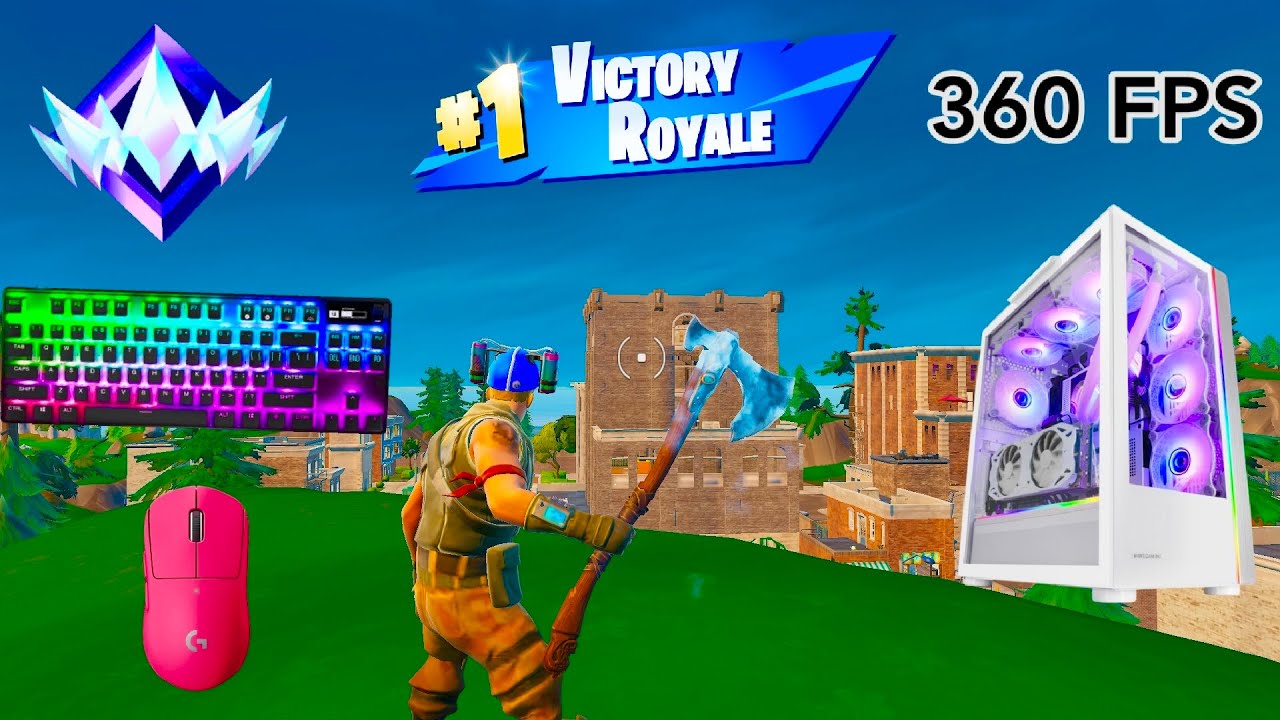 Fortnite Unreal Ranked Reload On PC | Keyboard & Mouse Gameplay | 360 FPS | 4K