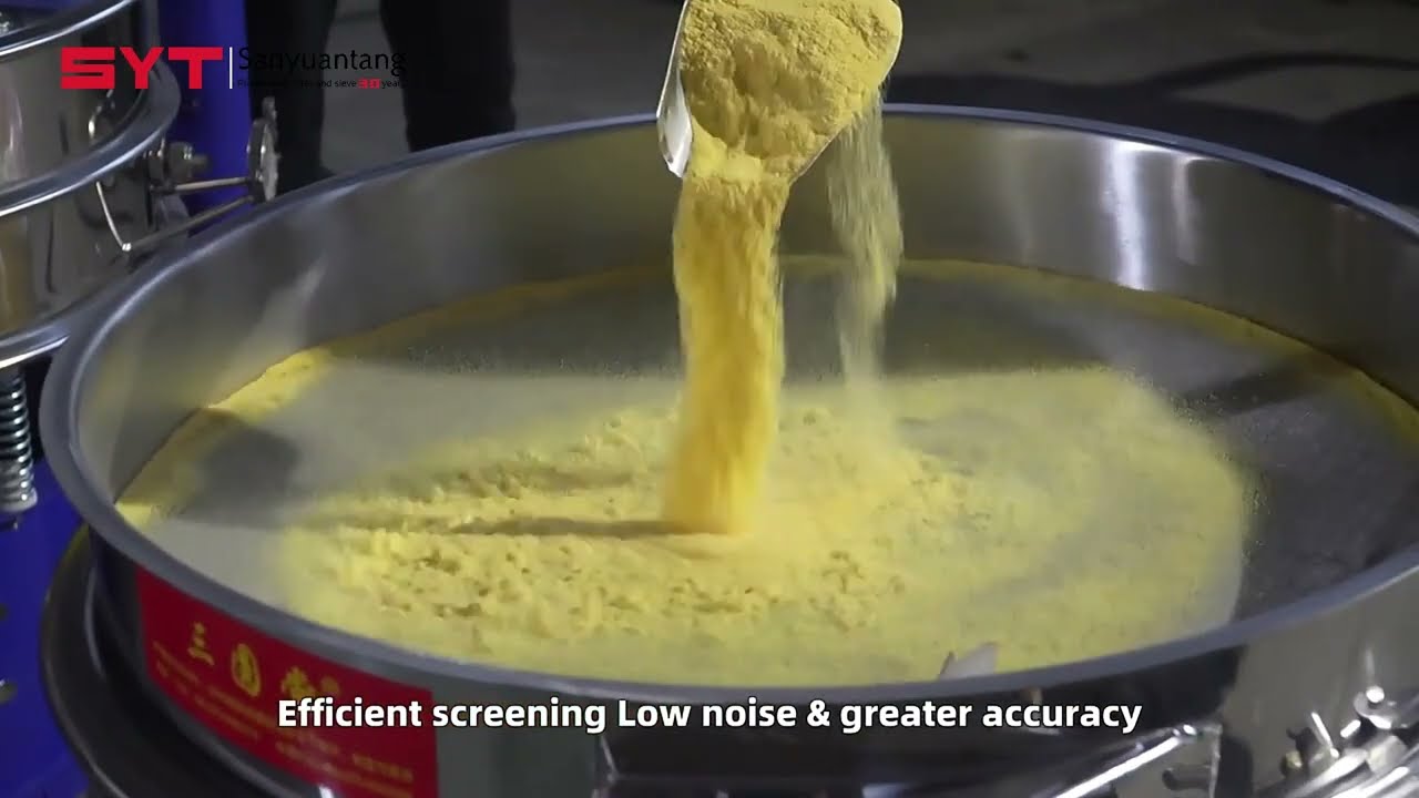 Flour Powder Sieving Machine | Circular Rotary Vibrating Screen