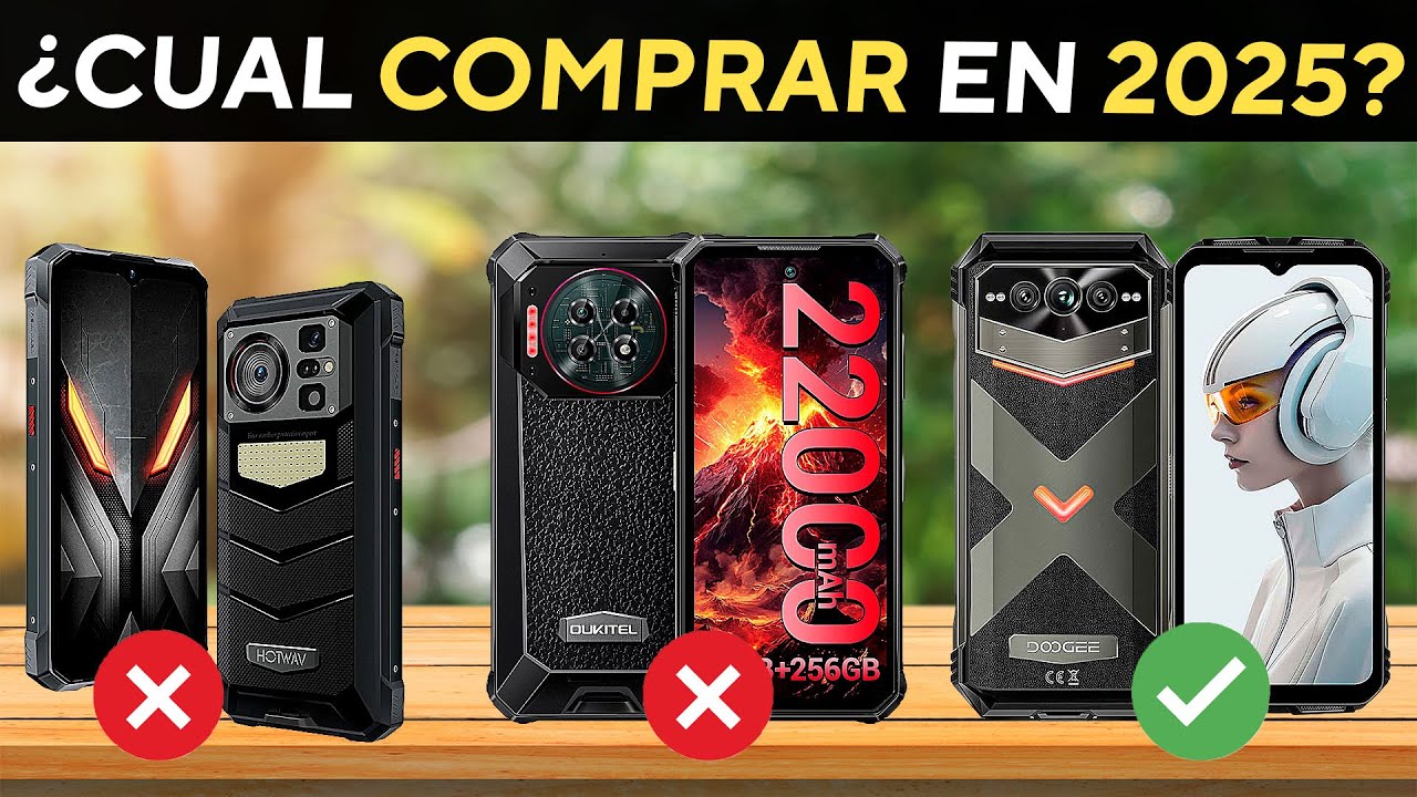 TOP 5 MÓVILES CON MÁS DE 20.000 MAH DE BATERÍA🔋| Te dura la batería semanas