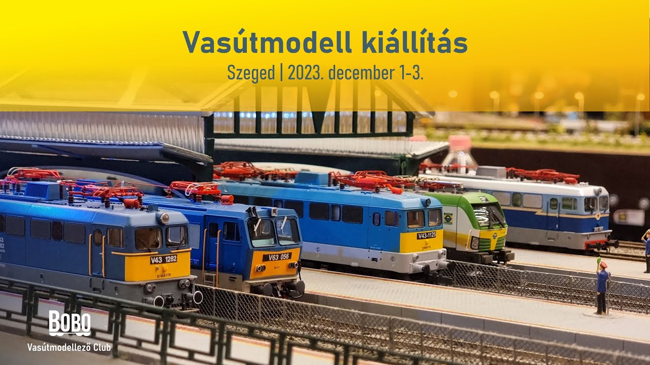II. Szegedi Szent-Györgyi Albert Agóra Vasútmodell kiállítás | 2023. december 1-3.