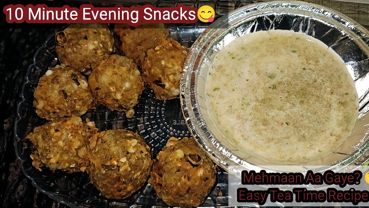 How to Make Evening Snacks at Home l 10 Minute Easy Nashta Recipe | Tea Time Snacks Recipe in Hindi