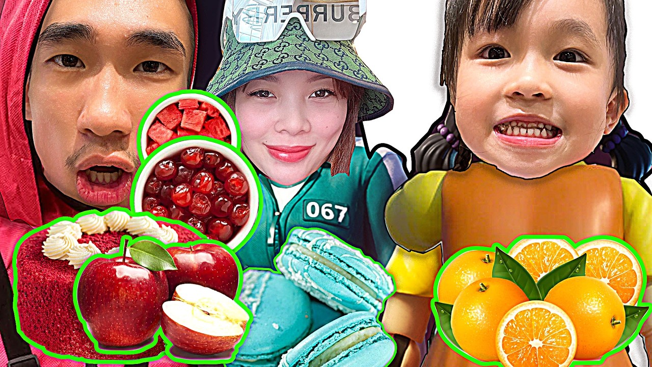 Chippy ăn THEO M&Agrave;U TR&ograve; CHƠI CON MỰC em B&eacute; Chippy Si&ecirc;u Quậy C&ugrave;ng Ba | GIA Đ&Igrave;NH VUI NHỘN