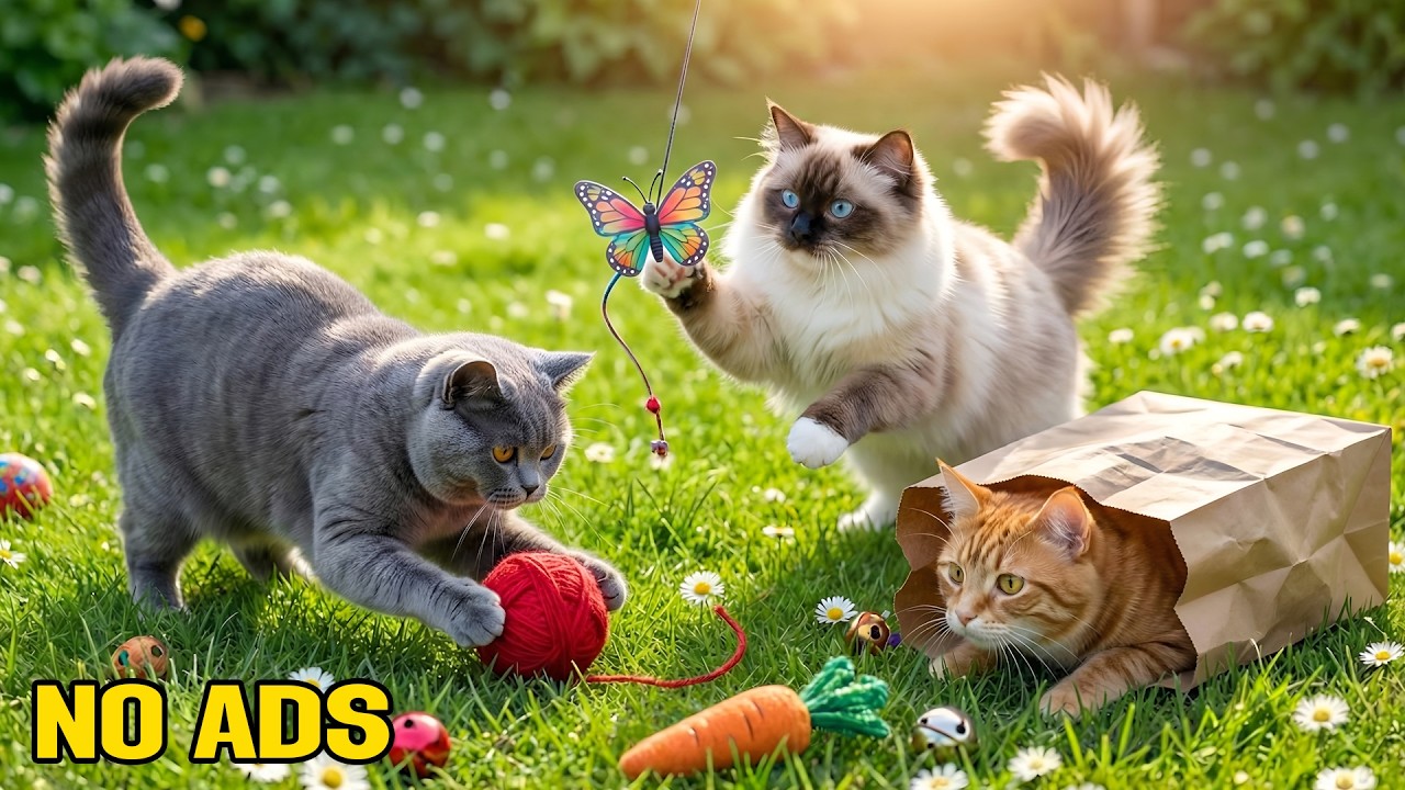 12 Hours Of Relaxing Music for Cats 😻 Gentle Soothing Sounds for Anxious Pets 🌿 Cat TV