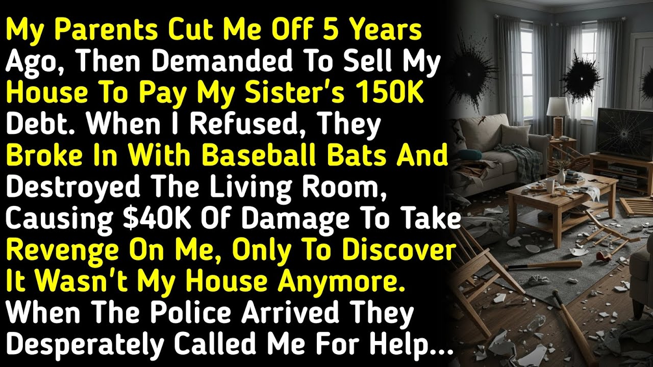 My Parents Cut Me Off 5 Years Ago, Then Demanded To Sell My House To Pay My Sister's 150K Debt. When
