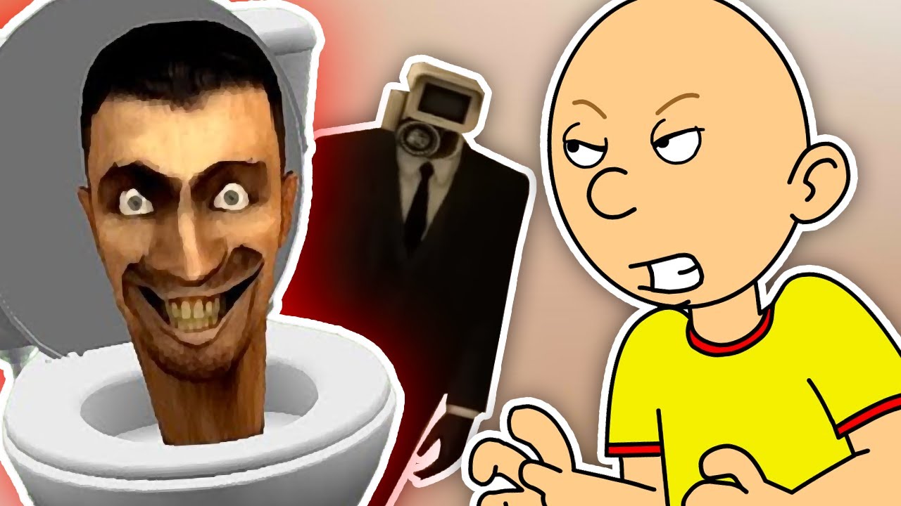 Caillou Stops Skibidi Toilet/Ungrounded
