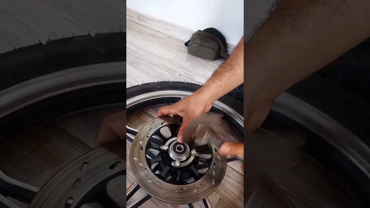 cambio de rodamiento delantero motos