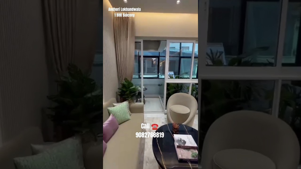 Andheri Lokhandwala 1 BHK Balcony Flat Prime Location ☎️ 9082768819 #shorts #lokhandwala #flat