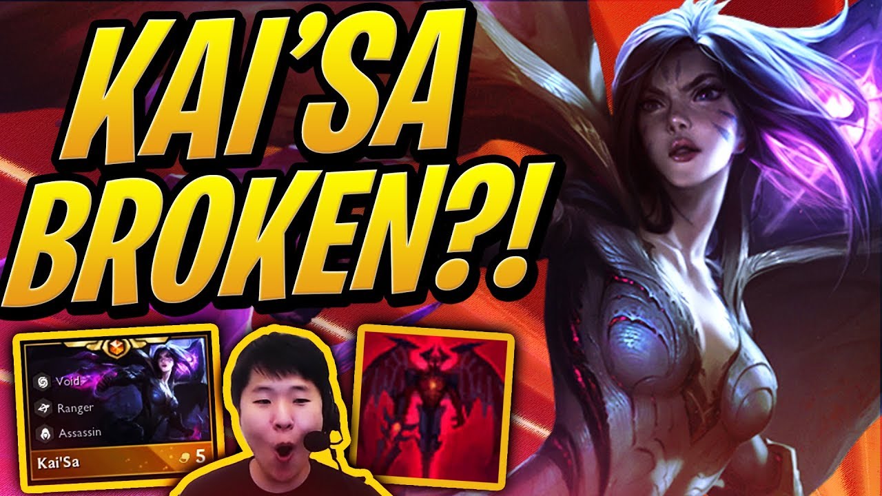 KAI'SA IS THE MOST BROKEN TFT CHAMPION EVER?! | Teamfight Tactics | TFT | LoL Auto Chess