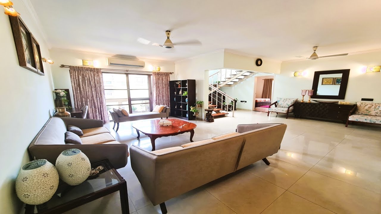 3.5 BHK Elegant Luxury Duplex Penthouse with 2 Private Terraces for sale at Koregaon Park in Pune
