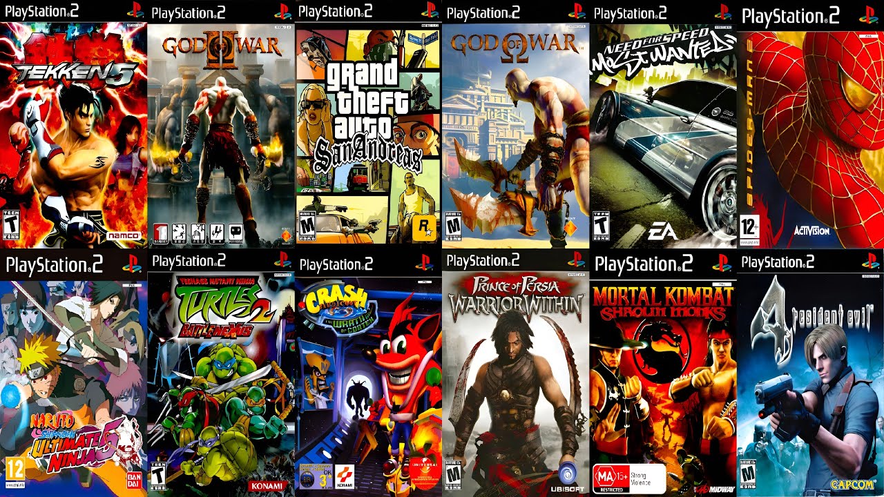 Топ 50 лучших игр для PS2 всех времен || 50 потрясающих игр для PlayStation 2