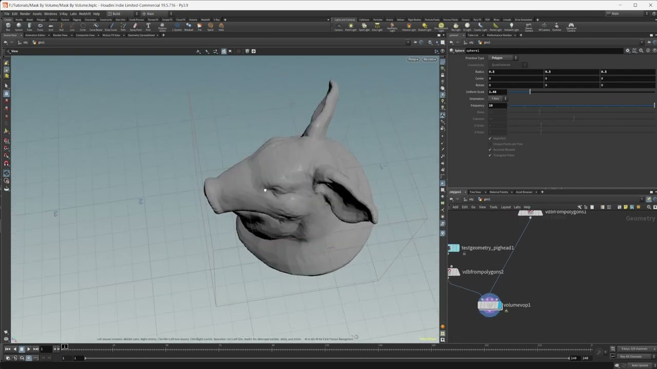 How to Mask Volumes in Houdini 19.5 | Part 1