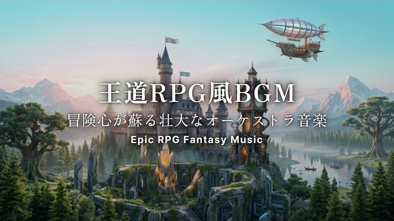 【王道RPG風BGM】冒険心が蘇る壮大なオーケストラ音楽 | 作業用・勉強用 | モチベーションが高まる名曲メドレー | Epic RPG Fantasy Music