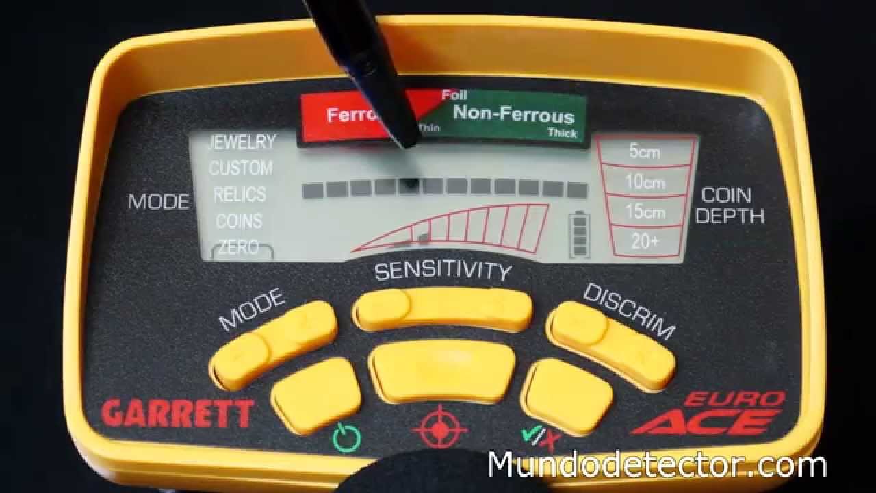Detector de metales GARRETT EuroACE