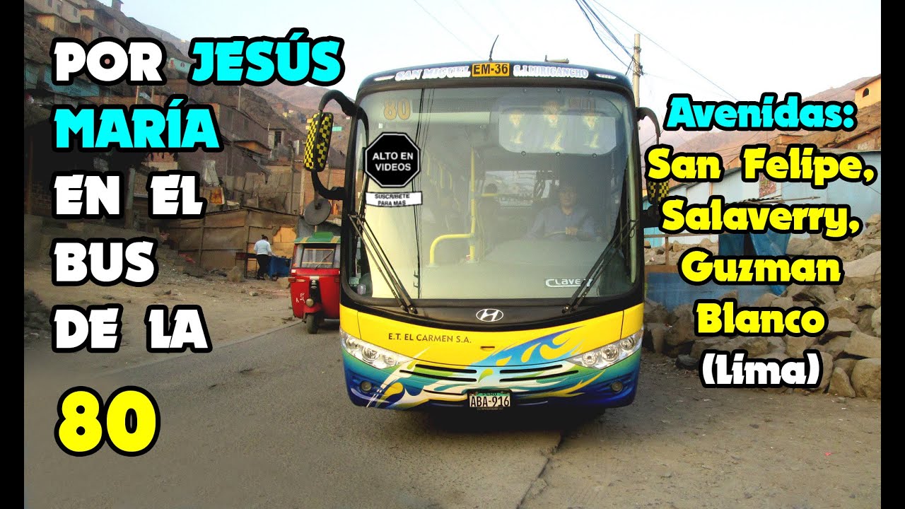 Por JES&Uacute;S MAR&Iacute;A en el BUS de la linea 80 ET. EL CARMEN SA ETECSA - OCTUBRE 2020