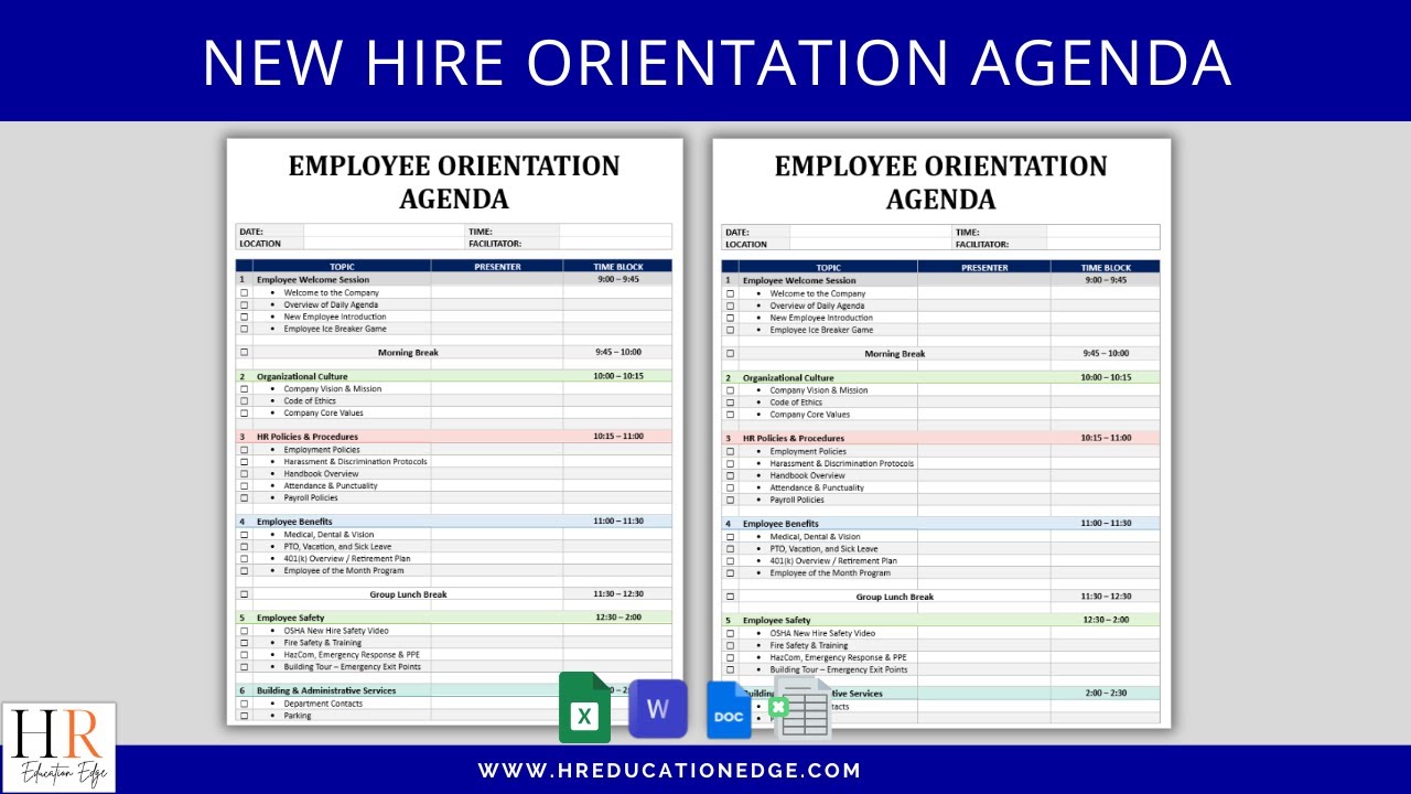 New Hire Orientation Agenda: Ultimate Guide for Effective Employee Onboarding