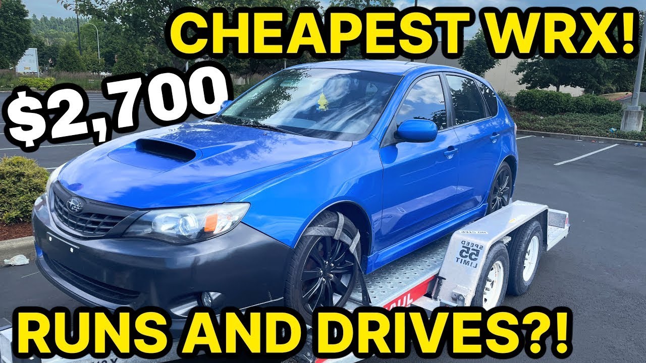 Buying The Cheapest Subaru WRX In The Country! | WRX Build Part 1