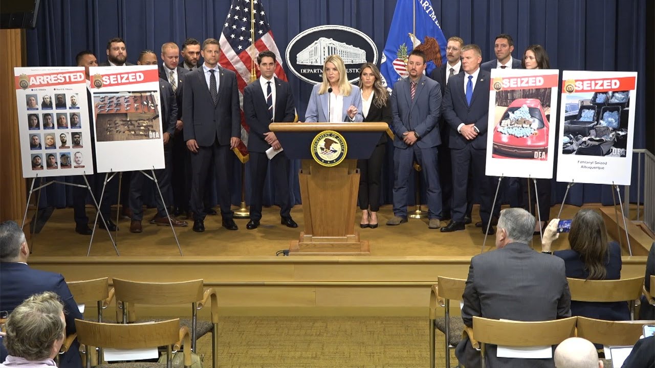 Attorney General Pamela Bondi, DEA, & USAO New Mexico Announce Results of Historic Drug Bust