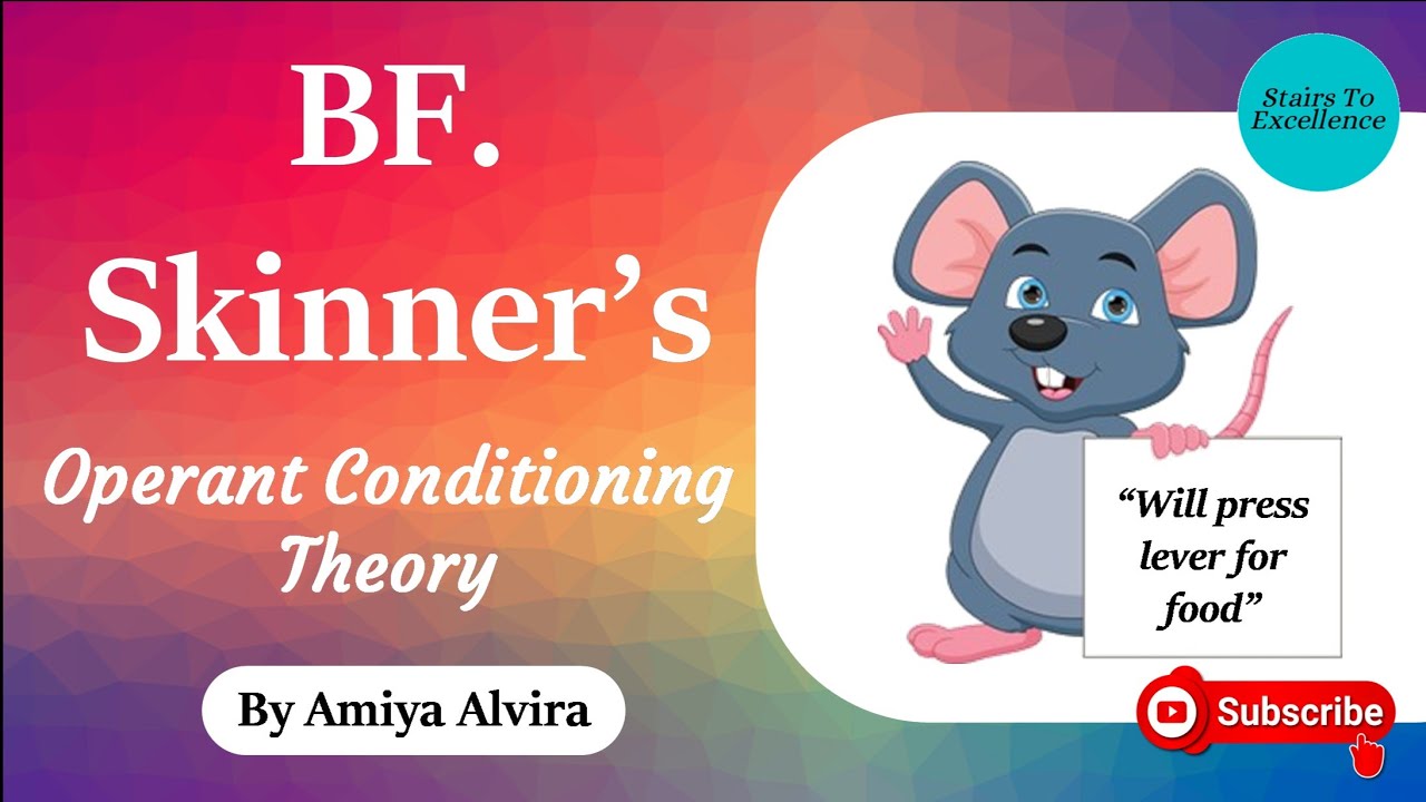 Operant Conditioning Theory | B.F Skinner | Behaviourist Theory | Learning & Teaching | Amiya Alvira