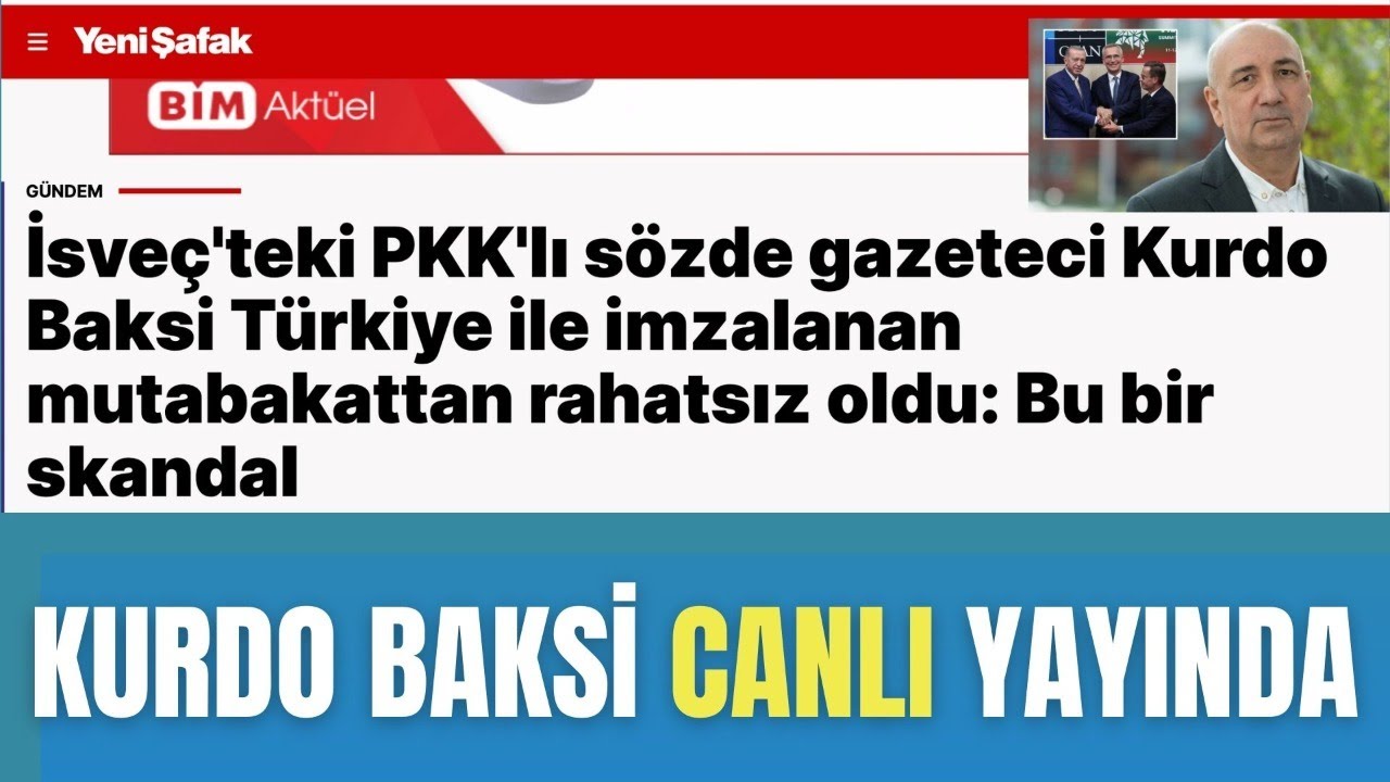 YENİ ŞAFAK HEDEF G&Ouml;STERDİ: KURDO BAKSİ CANLI YAYINDA CEVAP VERDİ