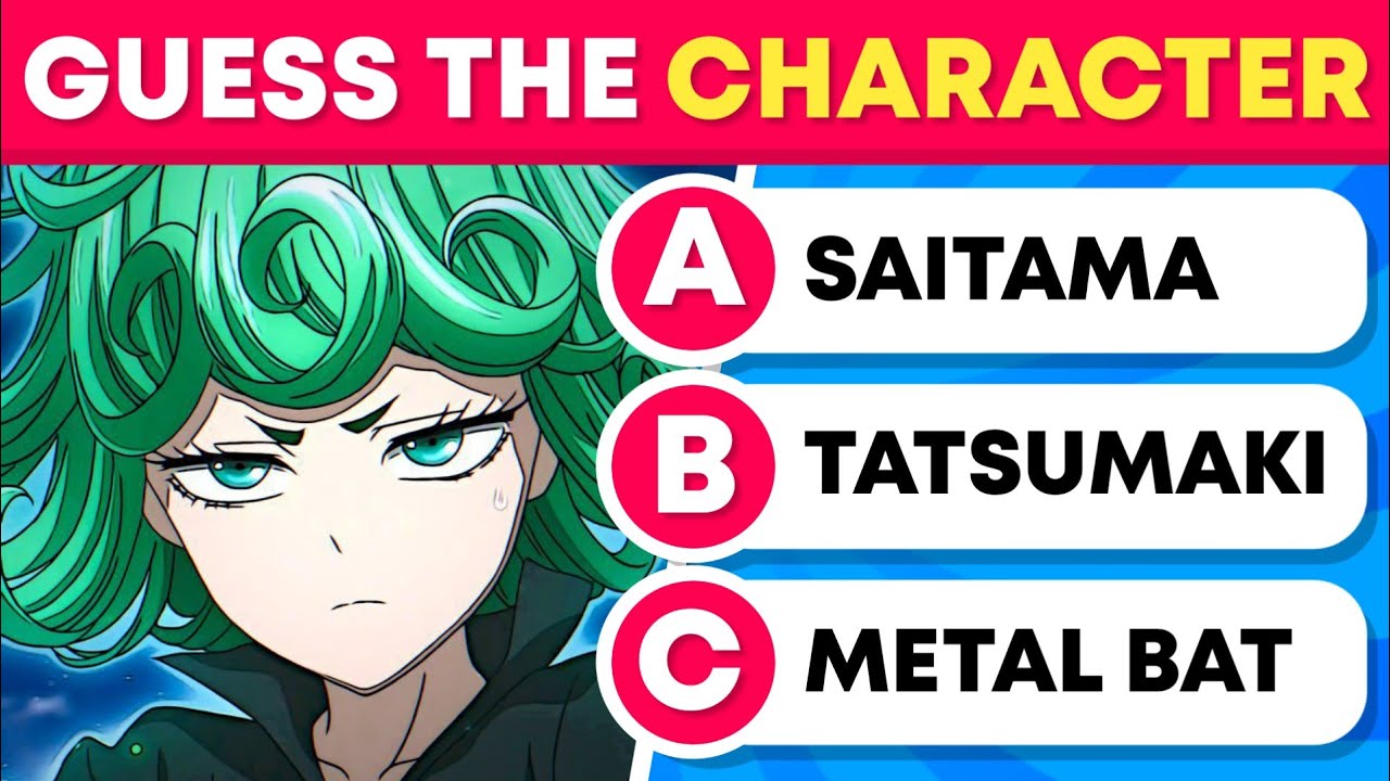 Can You Guess The One Punch Man Character❓ One Punch Man Quiz 👊
