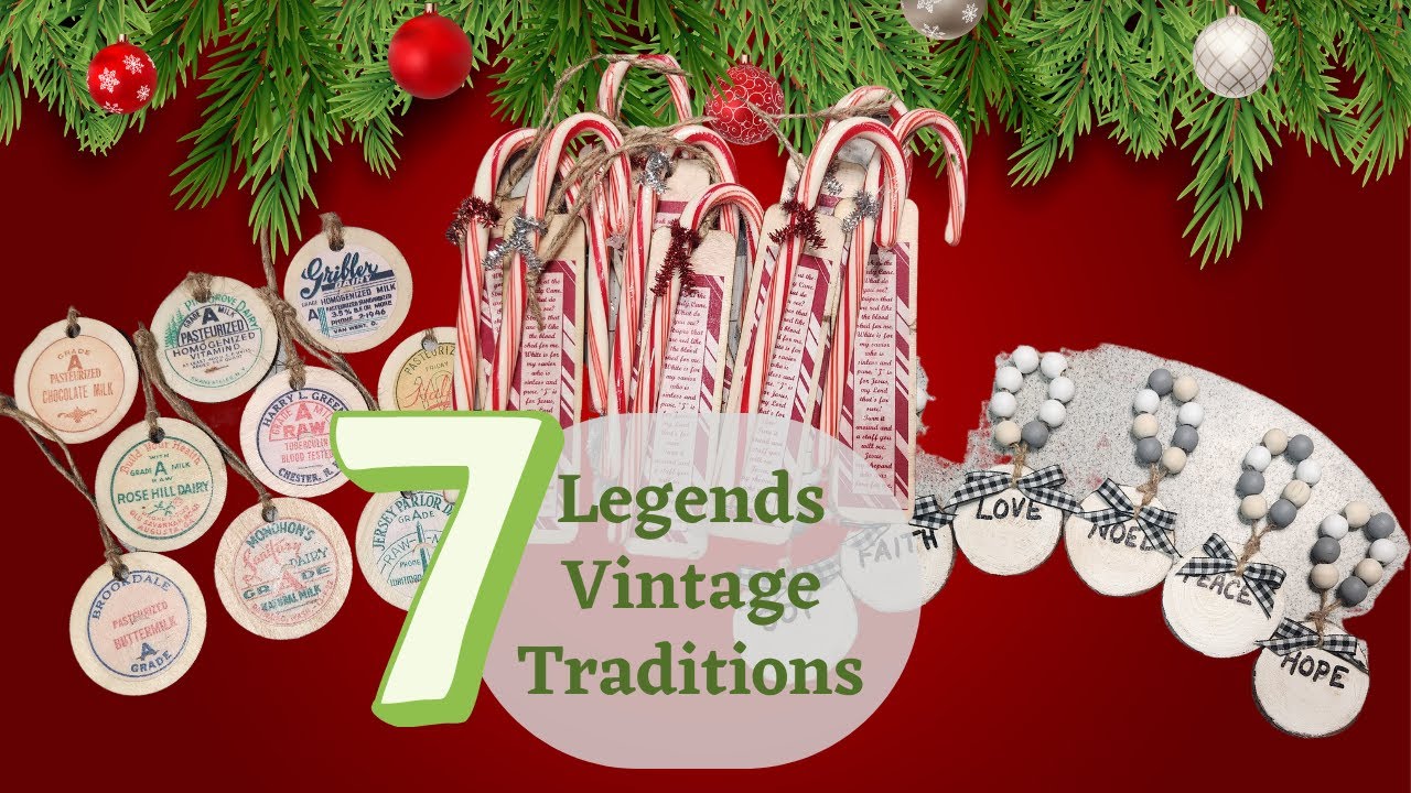 DIY Christmas Ornaments-Gifts: Legend Vintage Traditional | Thoughtful Craft Projects | Presents
