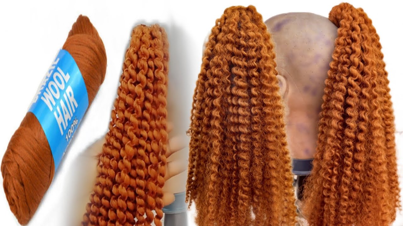 Curly/ Kinky DetachablePonytail Using BRAZILIAN WOOL