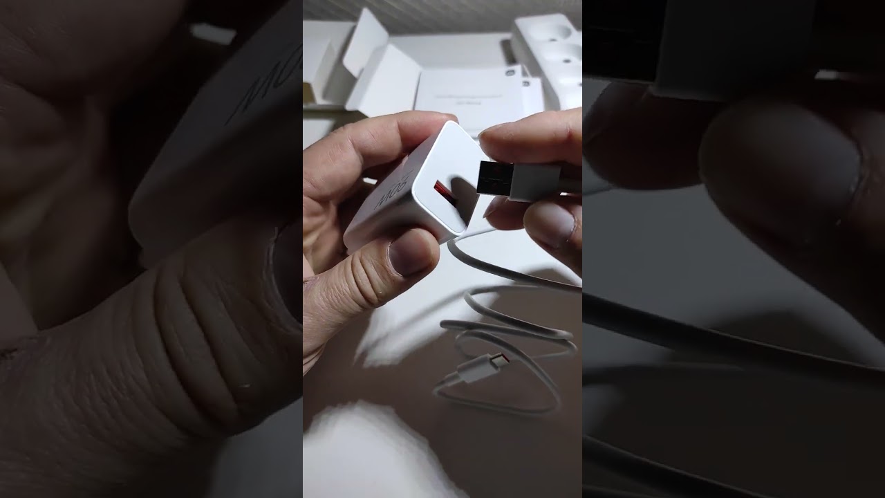 Зарядний пристрій Xiaomi 90W HyperCharge Combo (Type-A) (BHR07ZBEU) білий + кабель USB-C