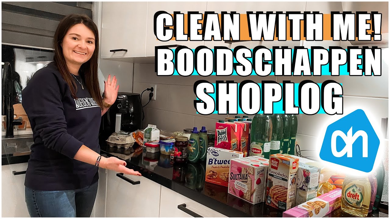 CLEAN WITH ME | Keuken schoonmaken | AH BOODSCHAPPEN SHOPLOG | Wat heb ik besteld? | DIDI VAN BERGEN