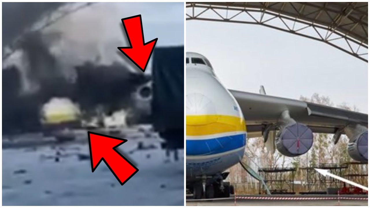 NAGRANIE BOMBARDOWANIA ANTONOVA AN 225 MRIYA