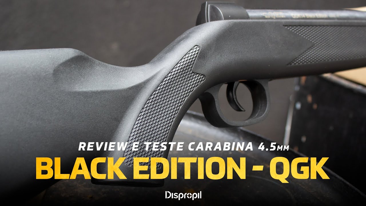 REVIEW TESTE CARABINA DE PRESSÃO QGK 14 BLACK EDITION 4.5mm 🔫