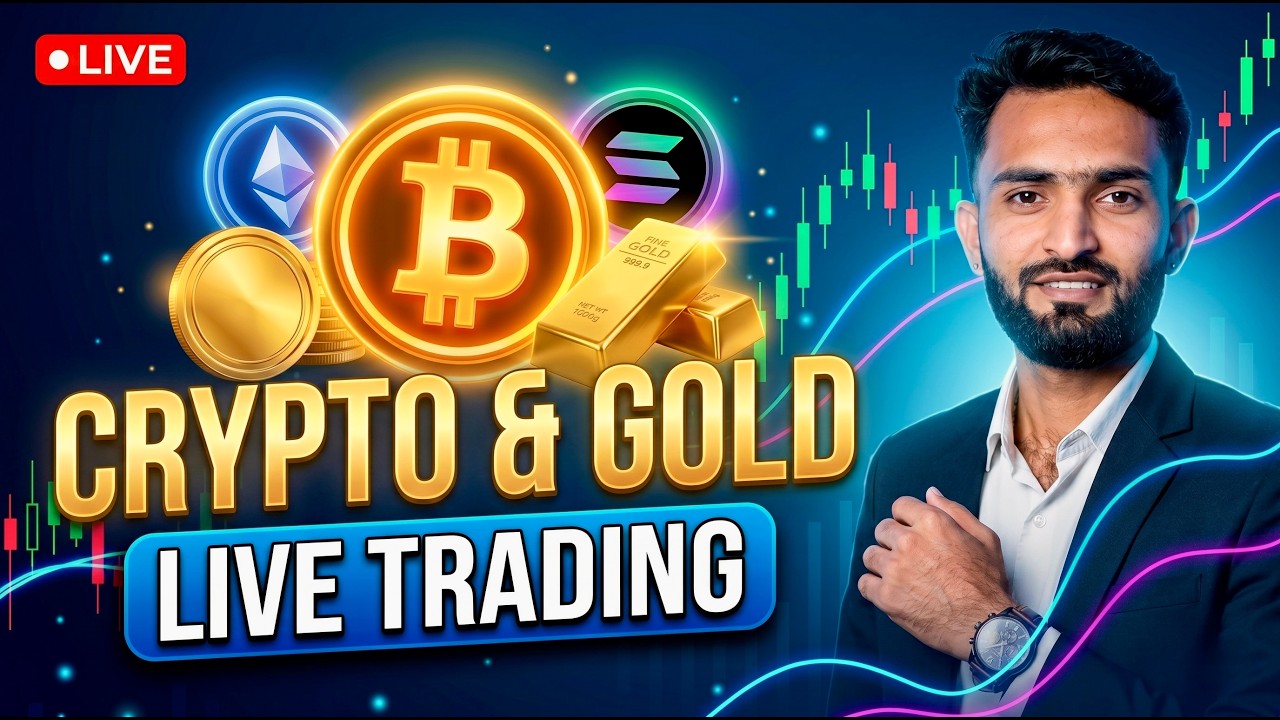 🔴Btc Live Trading & Gold Live Trading | crypto live /xauusd Live  #livetrading  @KRISHNACRYPTO1