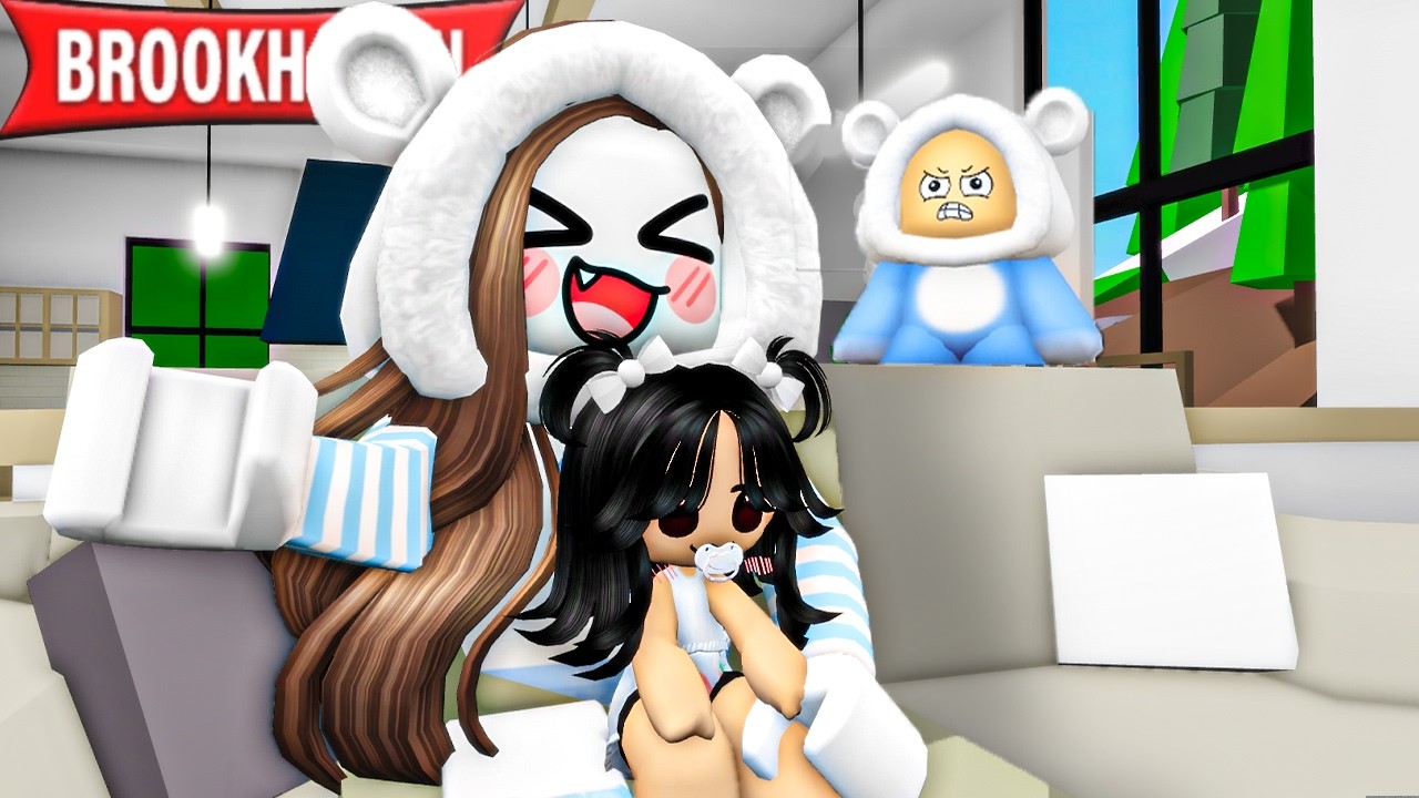 Timmy ha una nuova sorellina su brookhaven roblox!
