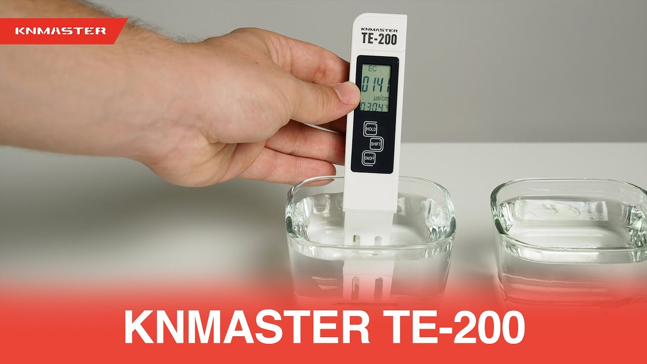 Knmaster TE-200 TDS EC Metre Termometreli Su Kalite ve İletkenlik Ölçüm Cihazı İncelemesi