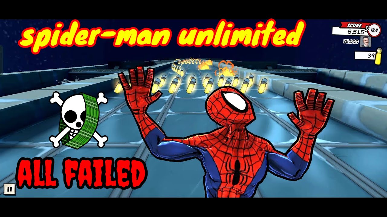 spiderman all failed animation | spiderman unlimited