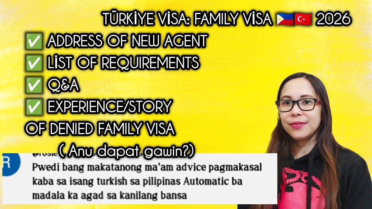 TURKİSH VİSA 2026: FAMILY VİSA LİST OF REQ. STORY EXPERIENCE & ADVICE APPROVE /DENY. @FilTurkVlog 