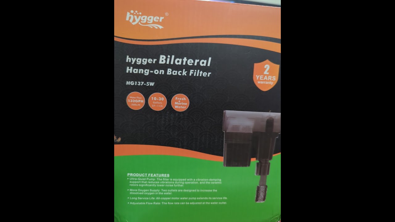 #hygger  HOB Filter Review | Quiet #aquariumfilter for 10–30 Gallon Tanks #trending
