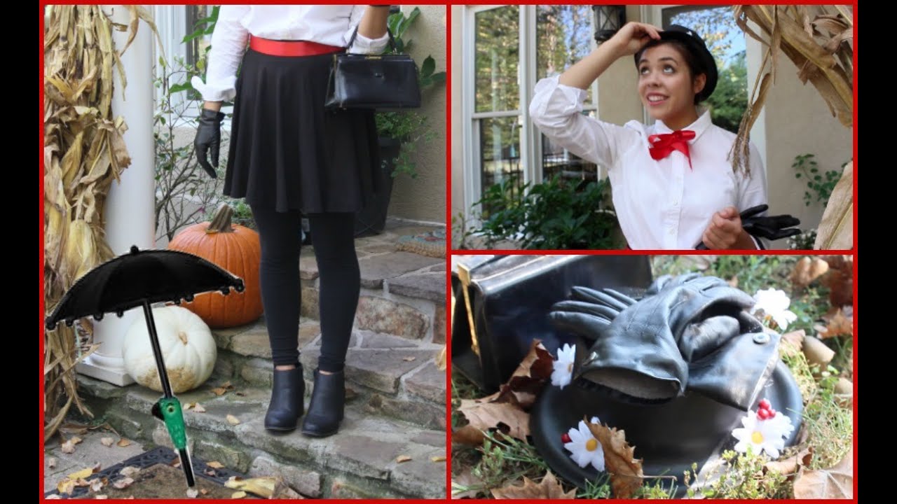 Mary Poppins DIY Costume and Makeup Tutorial!