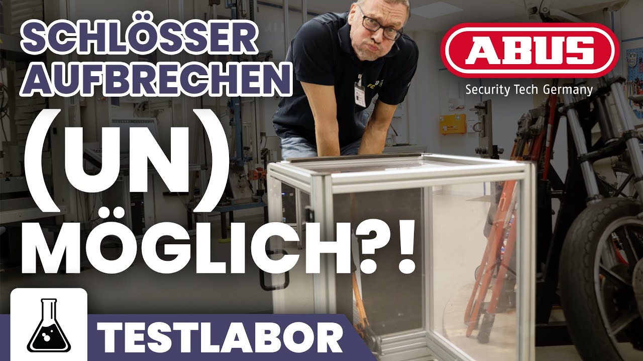 Besuch im ABUS Testlabor - guten Motorradschlössern auf den Zahn gefühlt