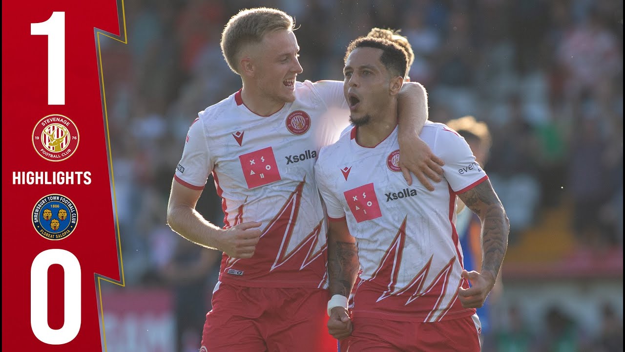 Stevenage 1-0 Shrewsbury Town | EFL League One highlights
