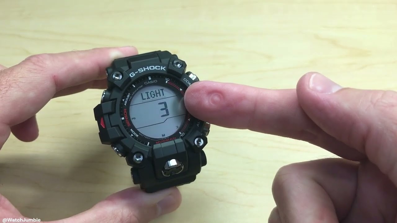 Casio G-Shock (GW-9500) Mudman | Adjust Backlight Time