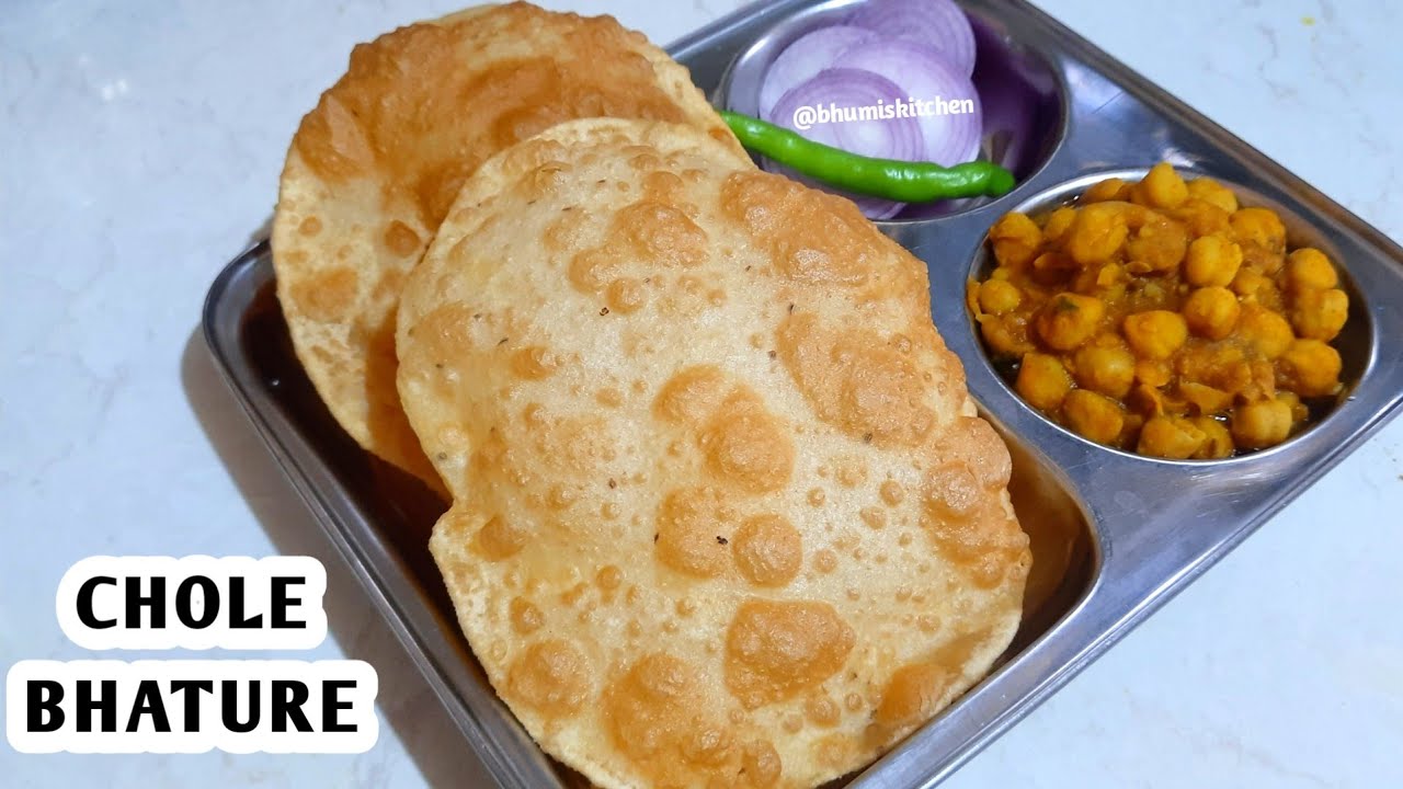 इस तरह से छोले भटूरे बनाएं गुब्बारे जैसे फूली फूली और क्रिस्पी बनेगी || How to Make Chole Bhature