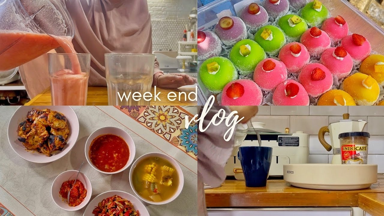 #weekendvlog RUTINITAS IRT/ BELANJA MINGGUAN DI HARMONY SWALAYAN/STEAK AYAM/JAJAN MOCHI DAN CORN DOG