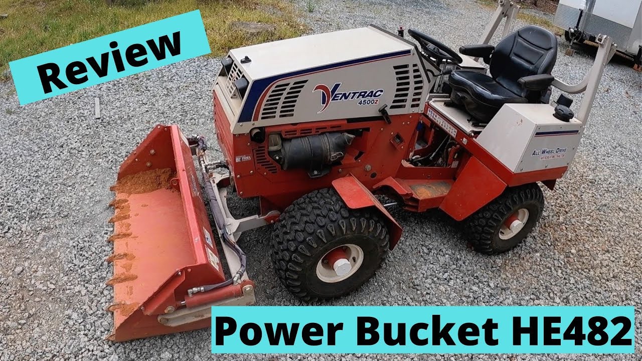 Compact Loader Bucket // Ventrac Bucket HE482 Review // Ventrac 4500Z