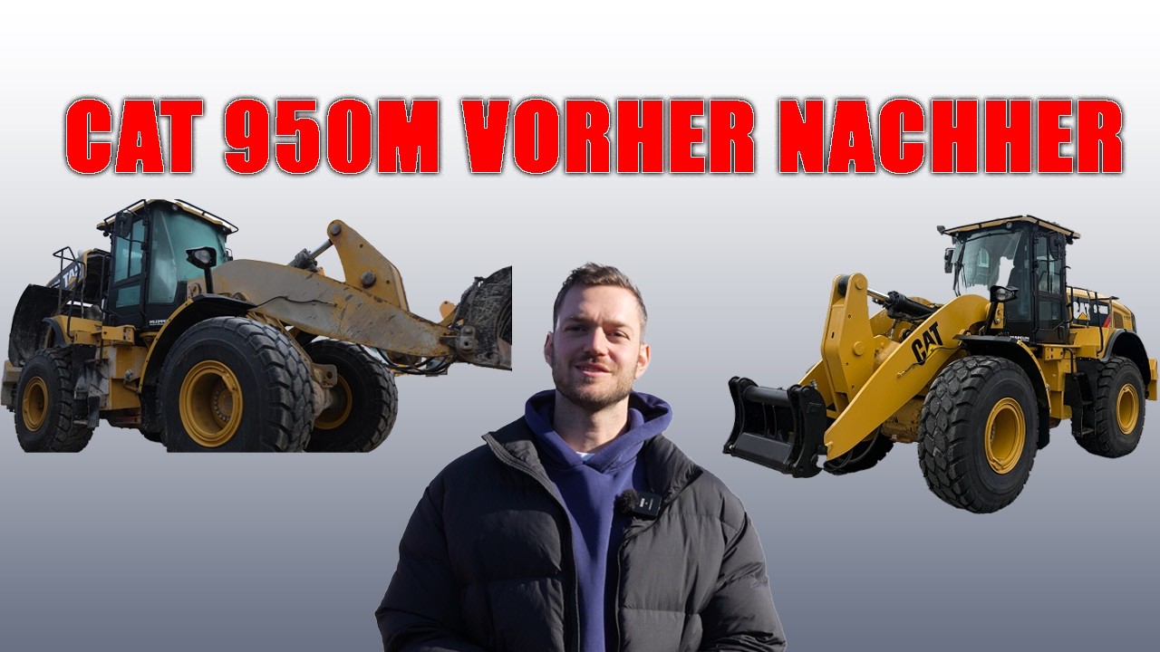 Zählt das schon als Restauration?! Vorher Nachher beim CAT 950M Radlader